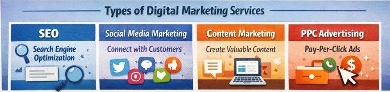 types of digital marketing services